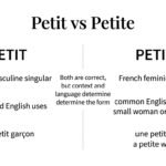 Petit vs Petite